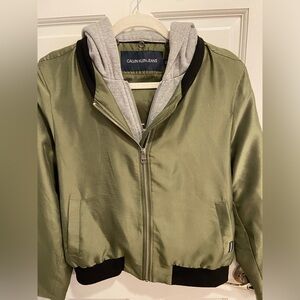 Calvin Klein Layered Jeans Jacket 🫒